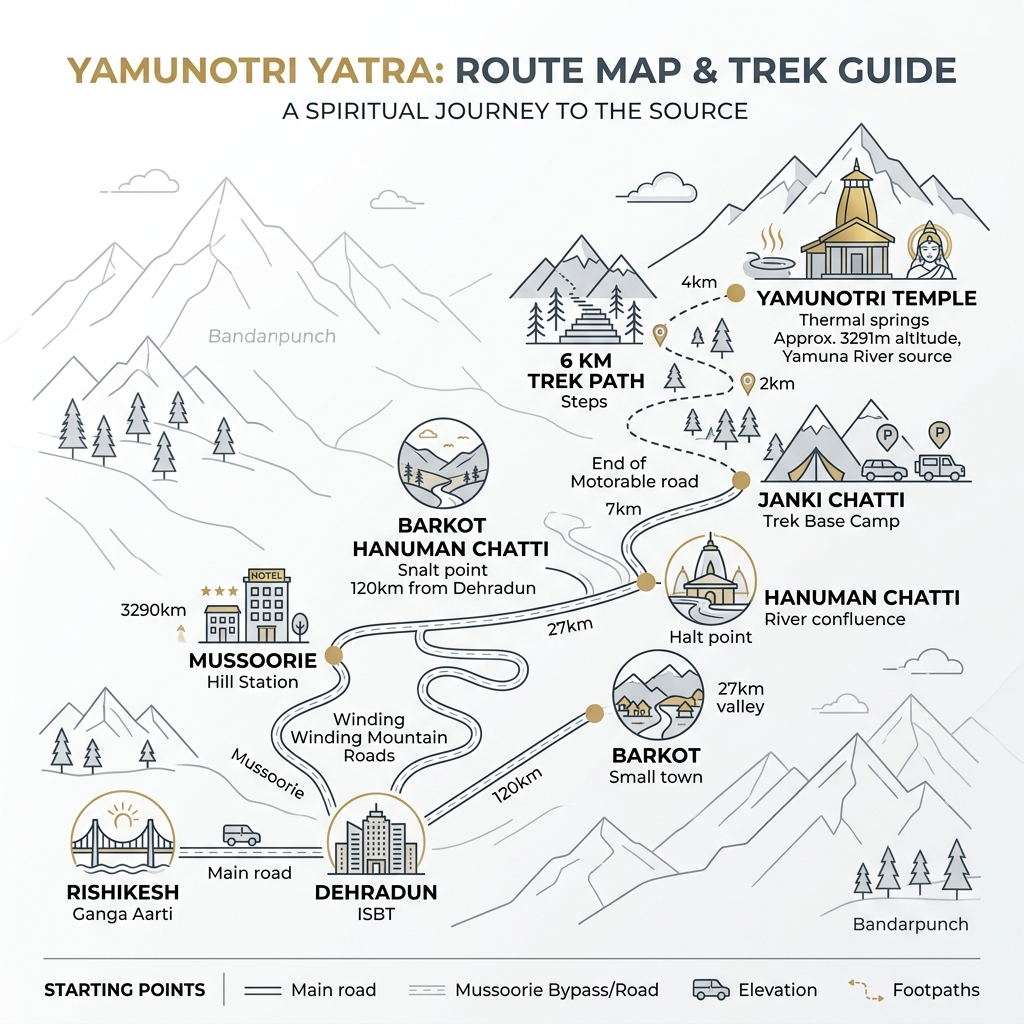 How to Reach Yamunotri